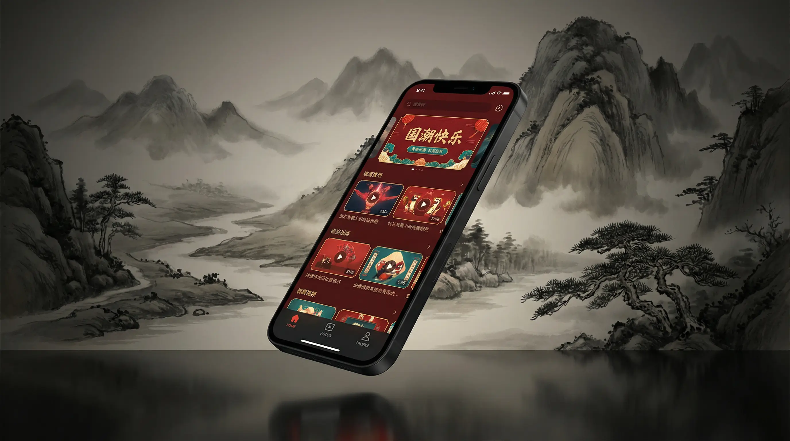 香山圣合集 移动端APP界面展示